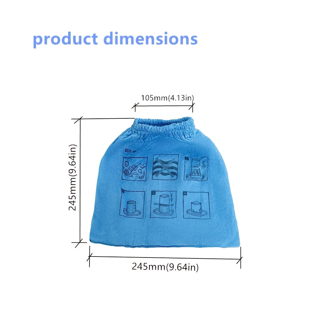 Set of 3 Fabric Vacuum Filters for Compatible Vacuums Easy to Clean