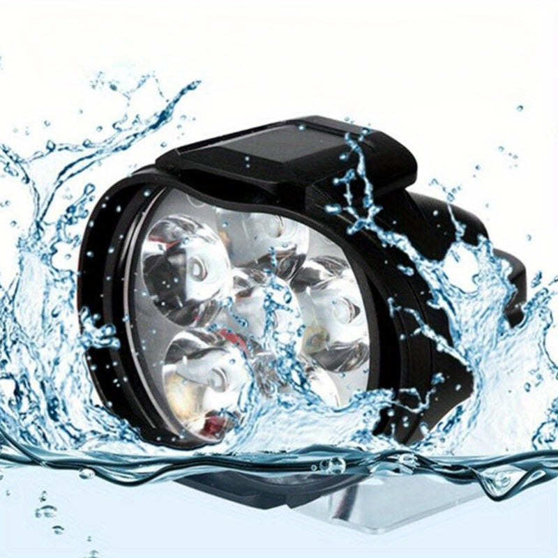 Motorcycle 6-LED Spotlights Pair Hardwired Work Lights for Vehicles