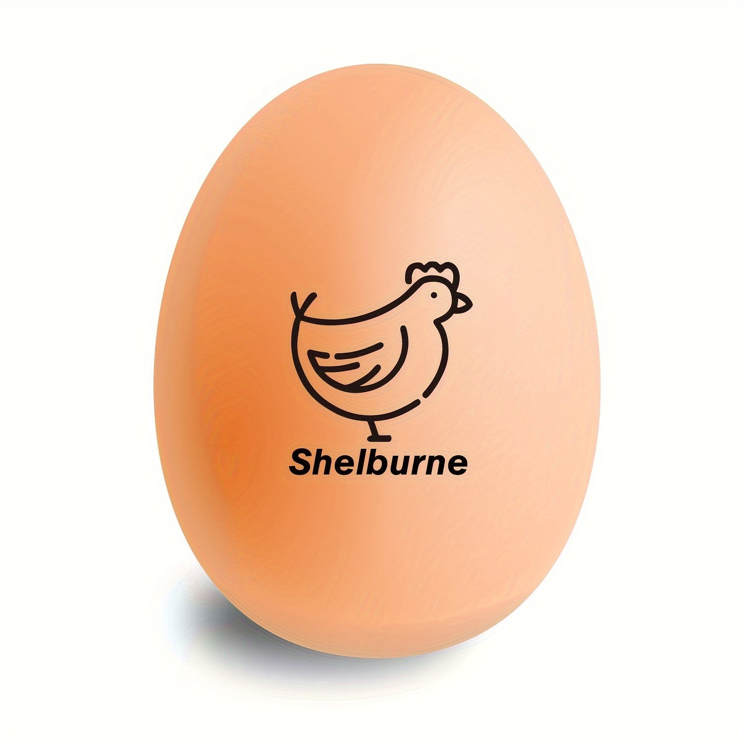 Customizable Round Hard Rubber Egg Stamp for Farm Fresh Chicken and Duck Eggs