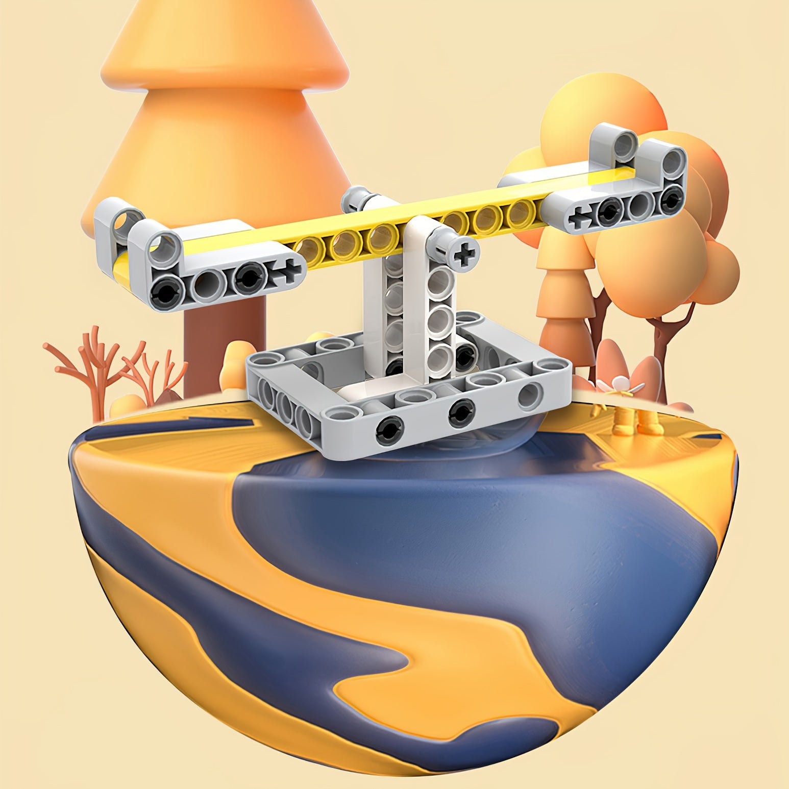 190-Piece Mechanical Gear Building Blocks Set for Kids STEM Educational Toy with ABS Material