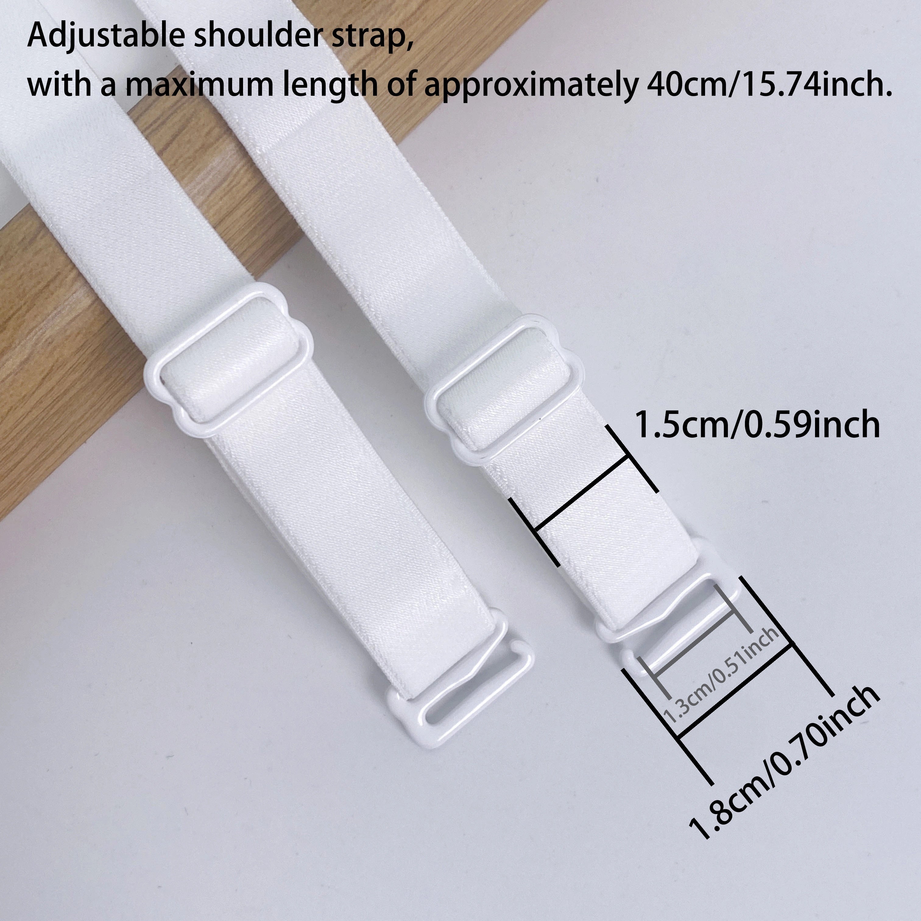 Women's Adjustable Non-Slip Shoulder Straps Set for Bras and Lingerie 3 Pieces