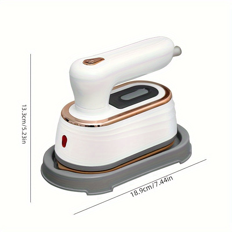 Black and White Handheld Garment Steamer 1200W with Large Soleplate for Home Travel