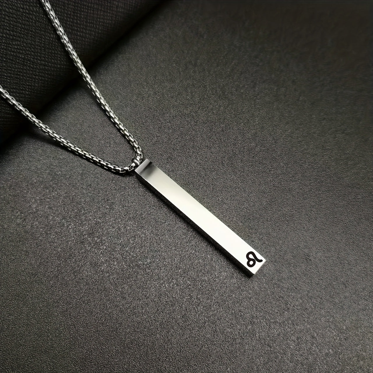 Винтажное ожерелье с подвеской в виде знака зодиака - прочная титановая сталь, стильный и привлекательный дизайн, идеальный подарок для близких, персонализированное ювелирное изделие