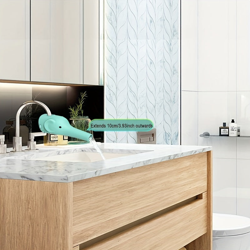 Kids Faucet Extender BPA Free Plastic Toddler Bathroom Sink Handle Extender for Kitchen and Bath