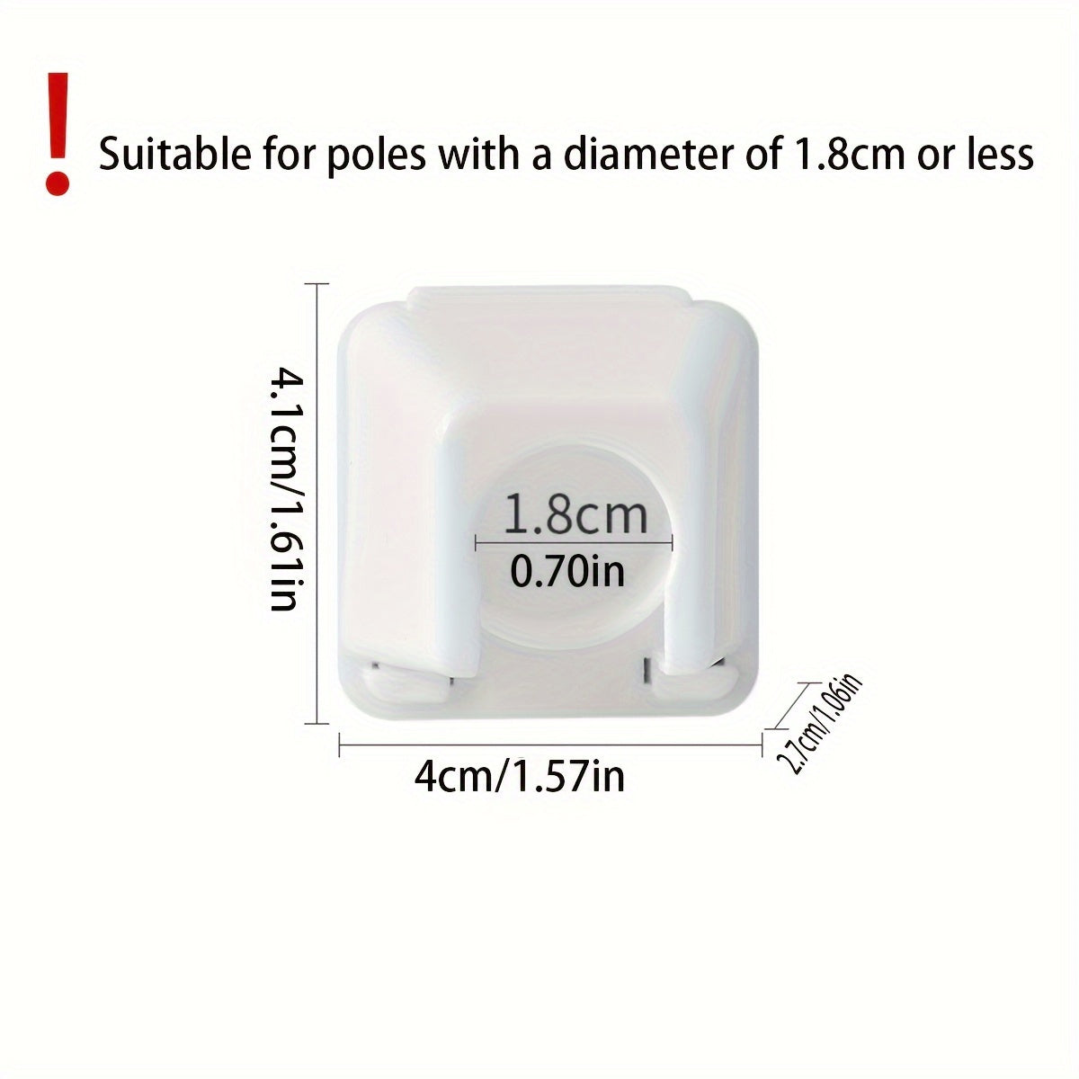 Soporte para barra de cortina de 2/4 piezas, soporte telescópico para barra de ducha sin taladro, con gancho para colgar