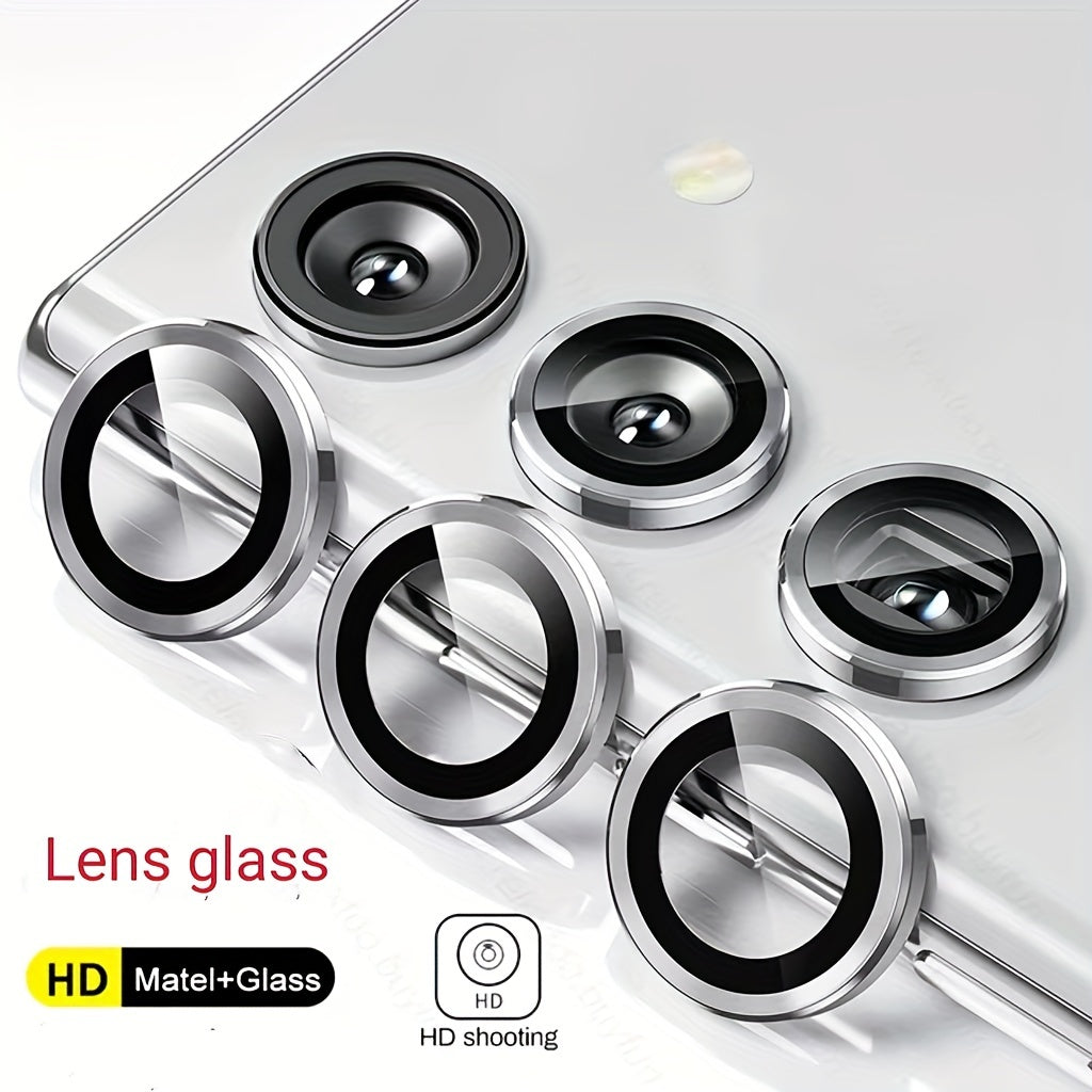 Anillos protectores de lentes de cámara de vidrio para modelos de las series Samsung A y S