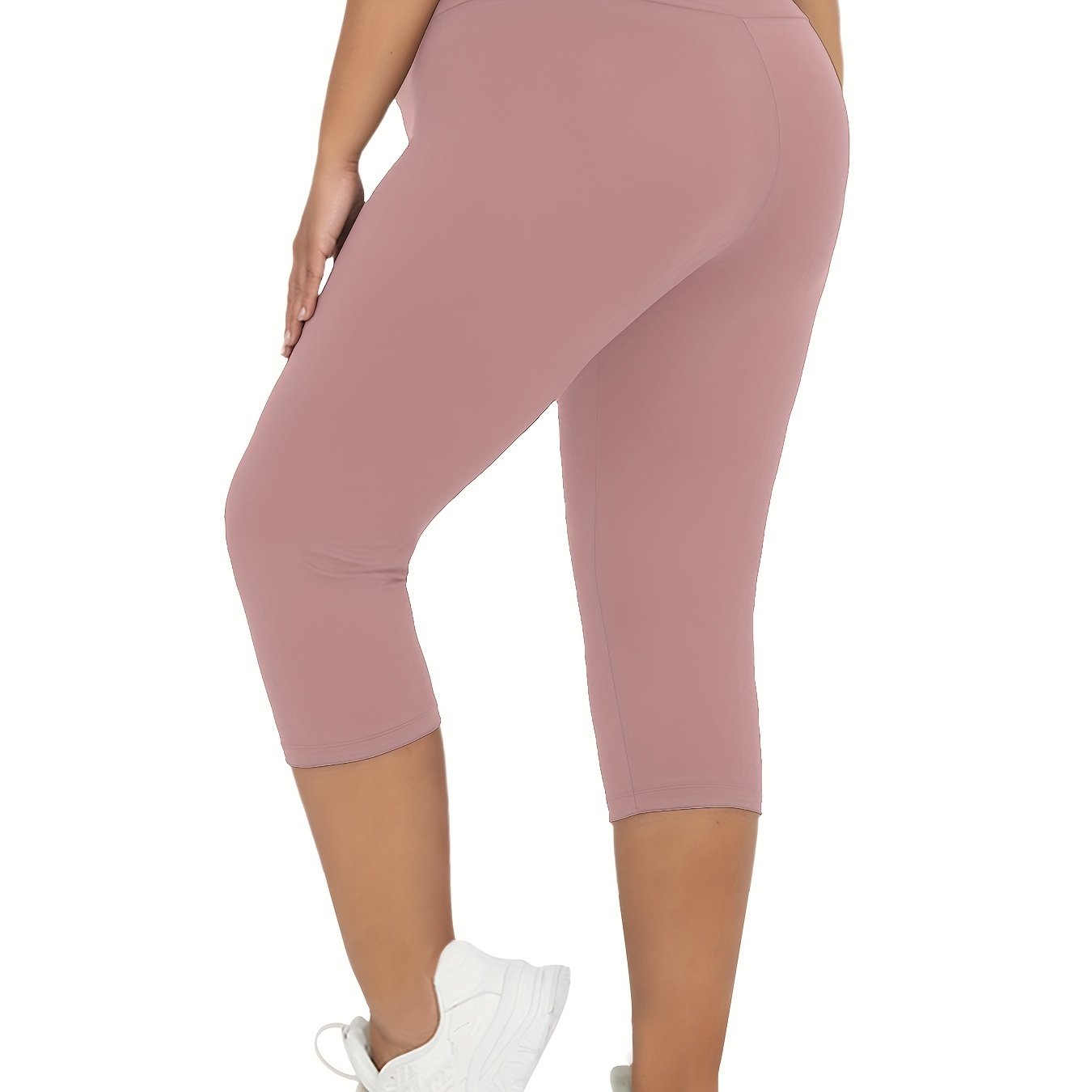 Leggings de yoga para mujer talla grande de cintura alta con control de abdomen para entrenamiento