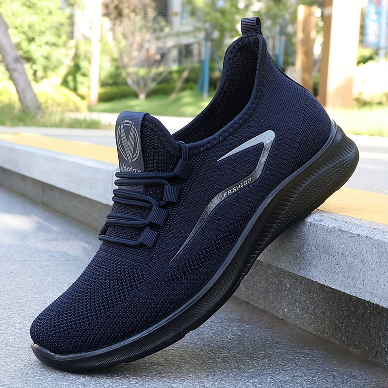 Men's Breathable Fabric Sneakers for Outdoor Jogging Casual All-Season Low Top