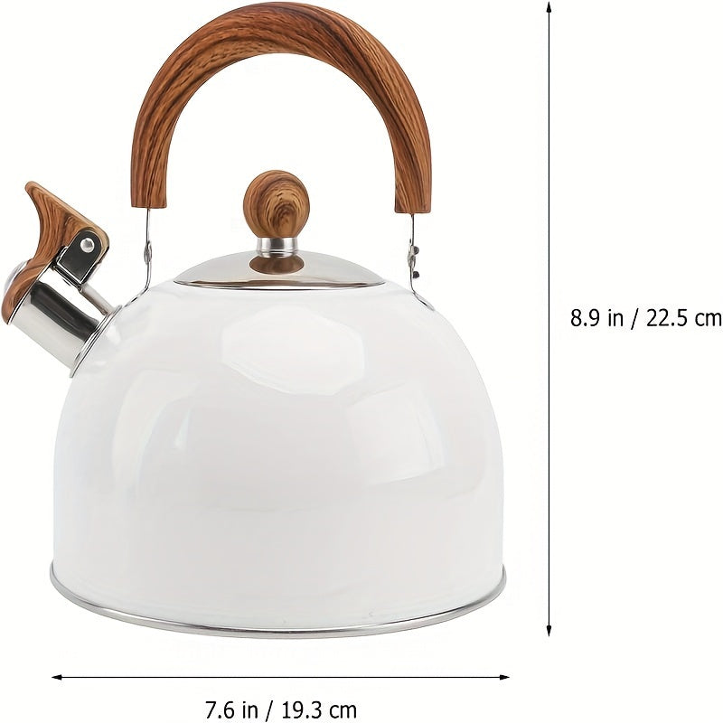 Stainless Steel Whistling Kettle 2.5L for Gas and Induction Stoves