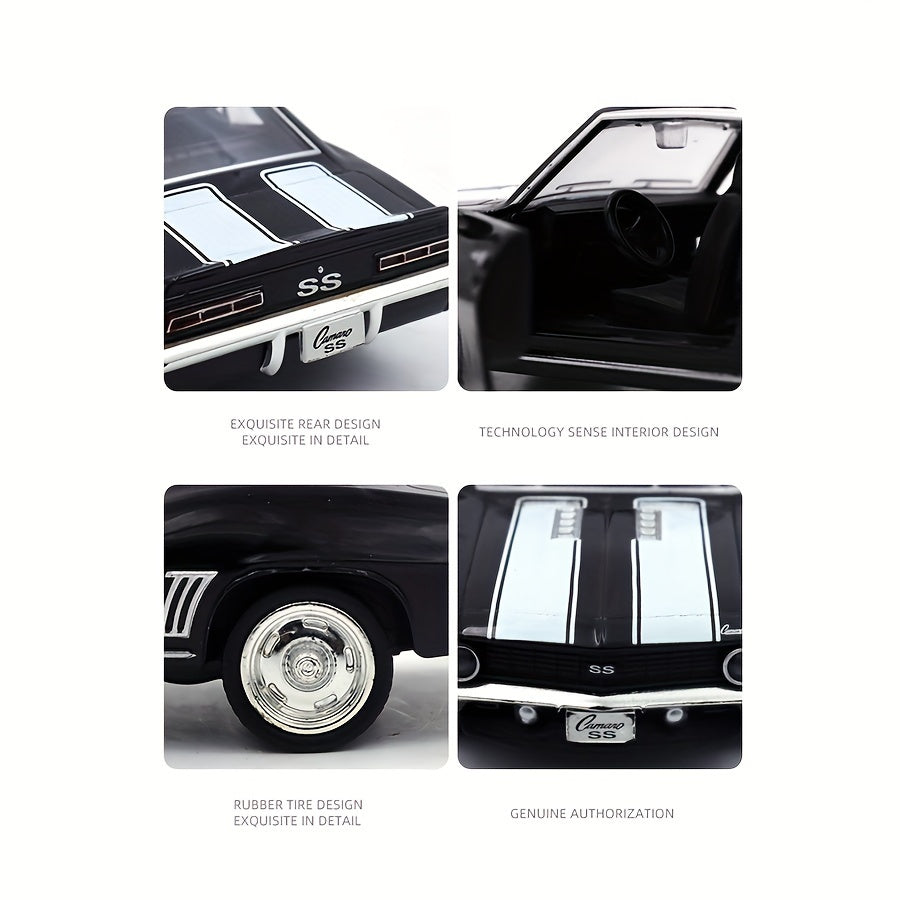 Coche de aleación para niños, modelo retro, coche deportivo, colección de juguetes, regalo