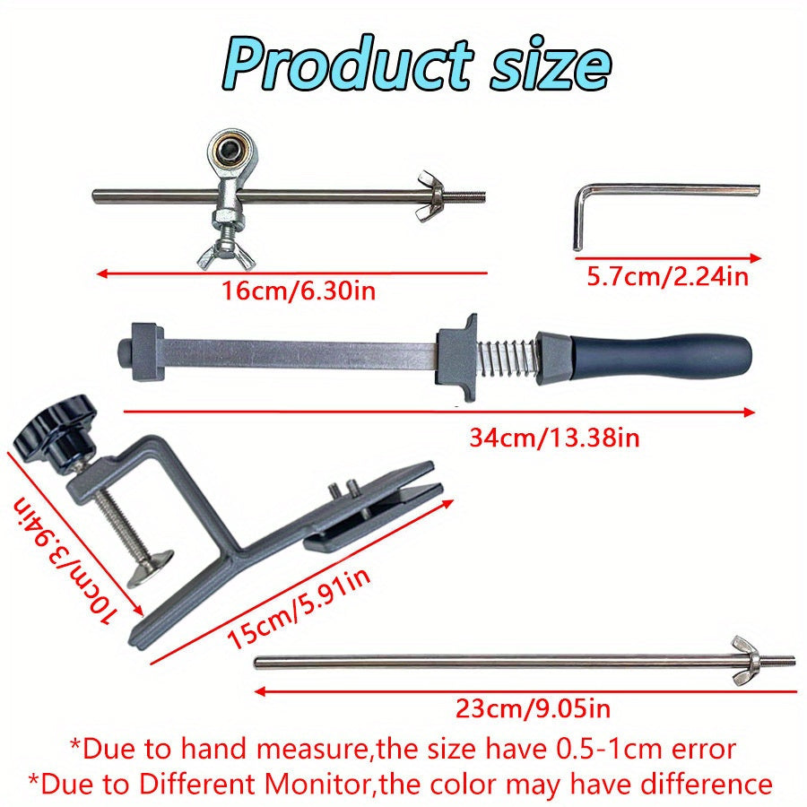 Кухонный инструмент для заточки с фиксированным углом для точения и шлифовки ножей алмазной шлифовальной камнем