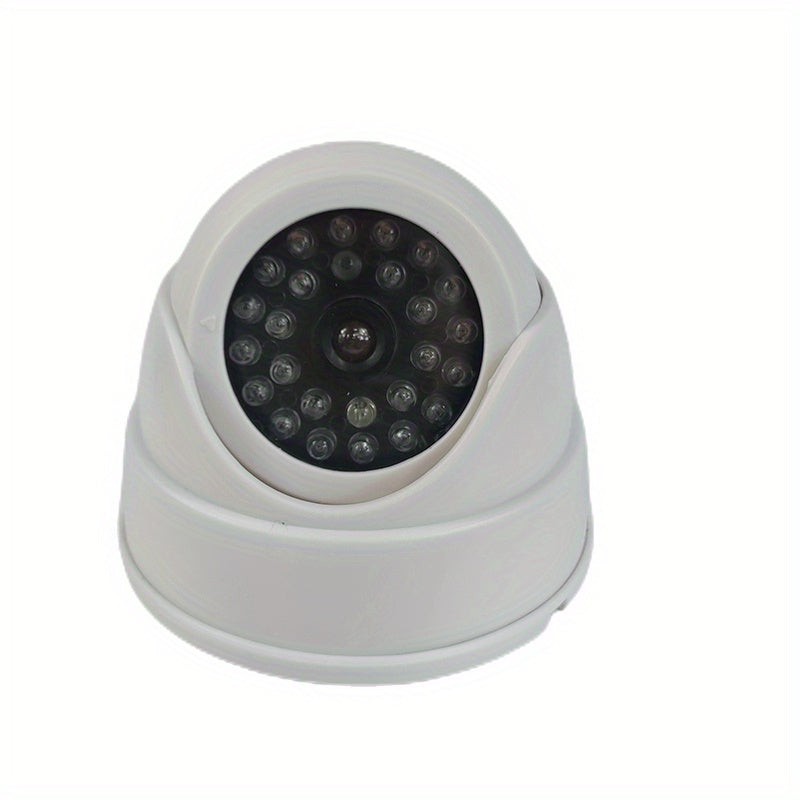 White Fake Security Camera for Home Surveillance Anti-Theft Conch Simulation Monitor