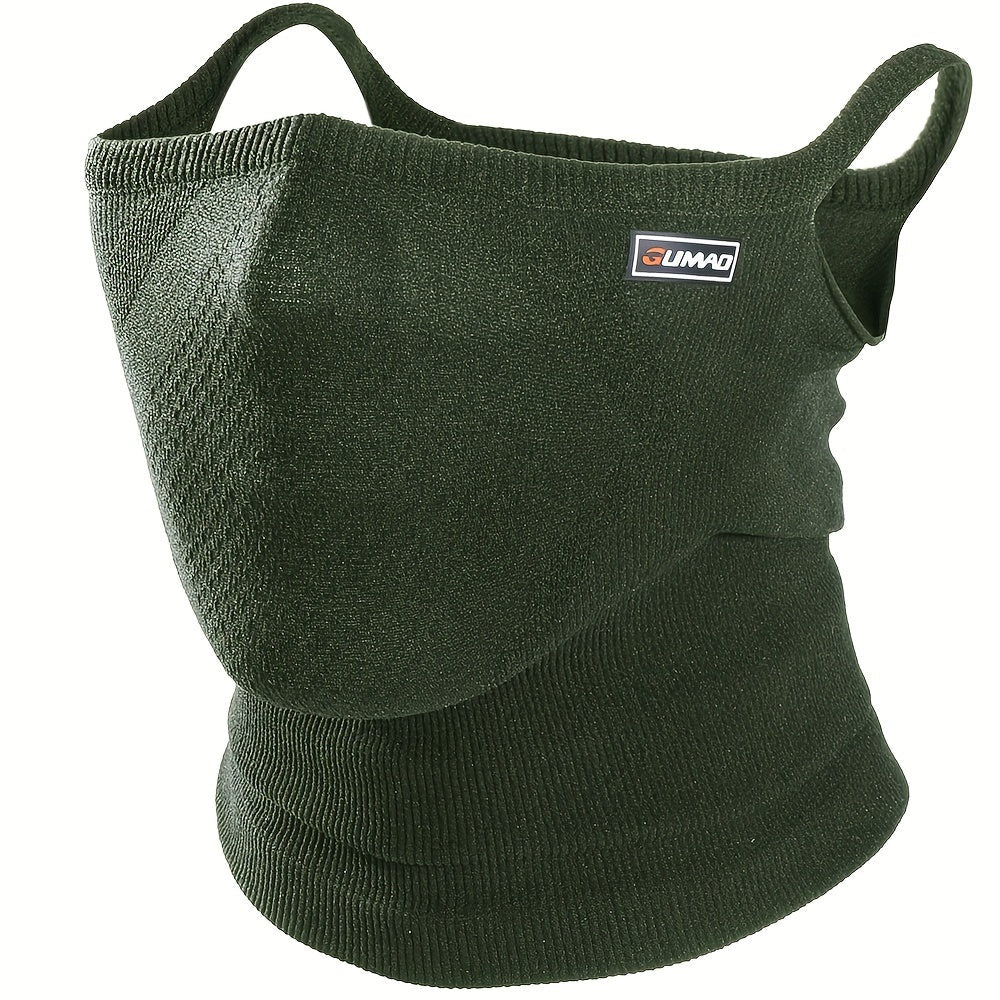 Half Face Mask Breathable Knitted Neck Gaiter for Sun Protection Moisture Wicking Outdoor Sports