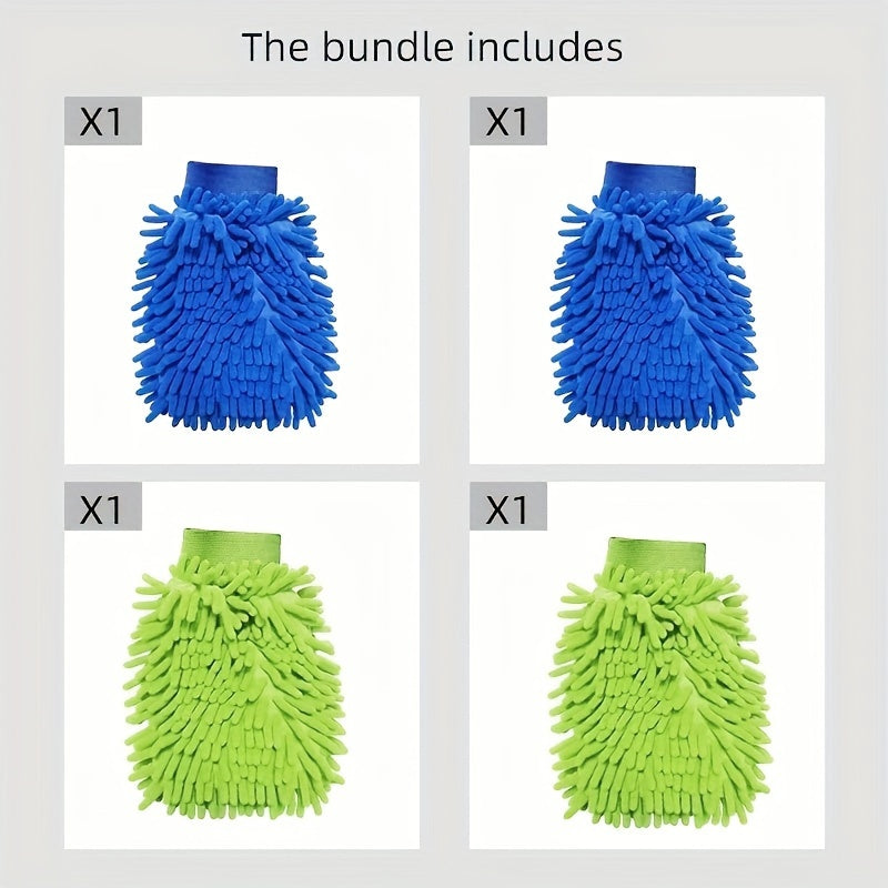 Avtomobilni yuvish uchun qo‘lqoplar, yumshoq sochiq qo‘lqoplar, avtomobillar va oynalarni tozalash uchun