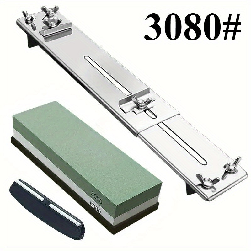 Burchak qoʻllanmasi va suv toshi asosiga ega sozlanadigan pichoq silliqlash mashinasi oshxona uchun