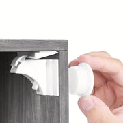 Magnetic Cabinet Locks No Screws or Drilling Invisible Child Safety Locks for Cabinets and Drawers