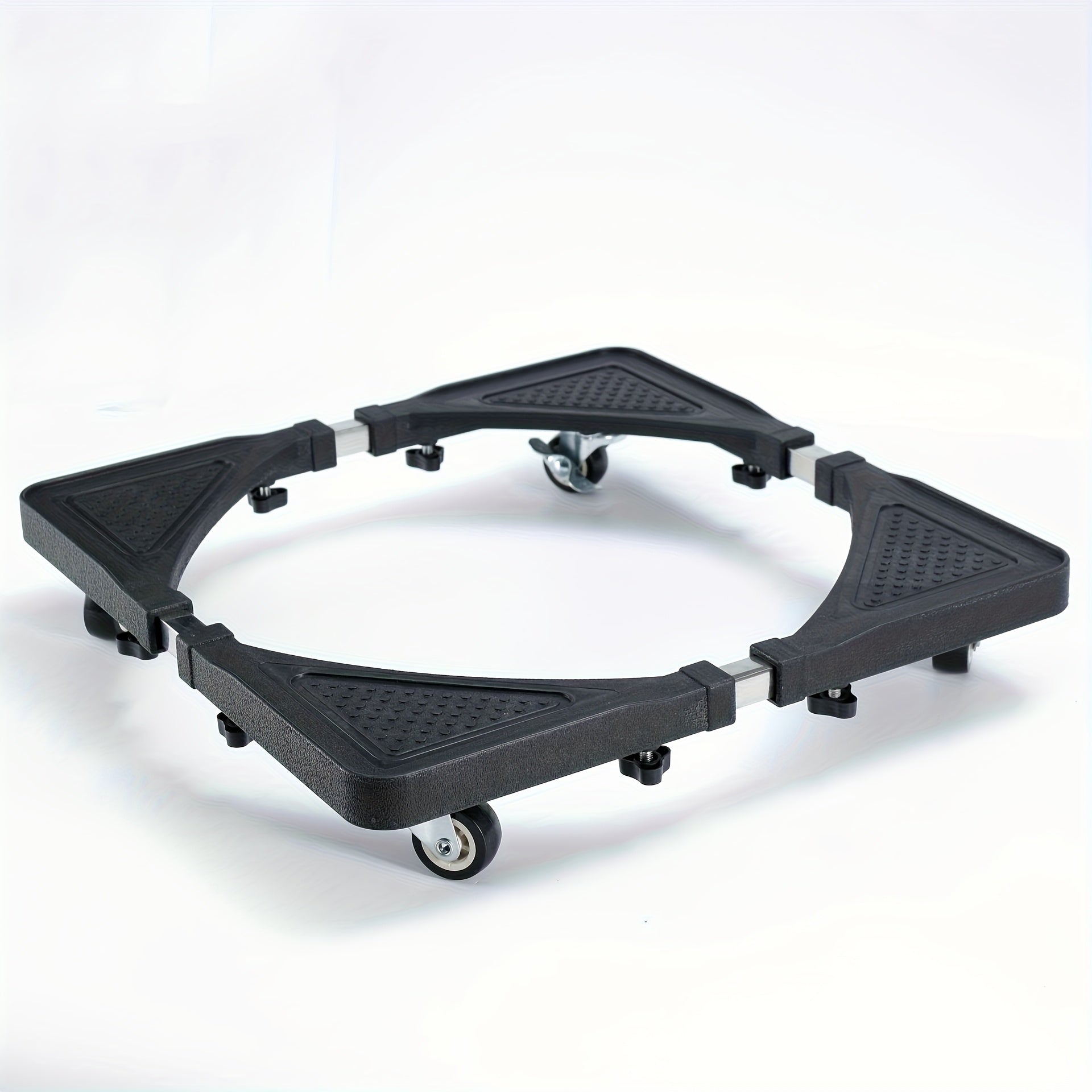 Stainless Steel Appliance Mobile Cart with Locking Wheels Adjustable Height