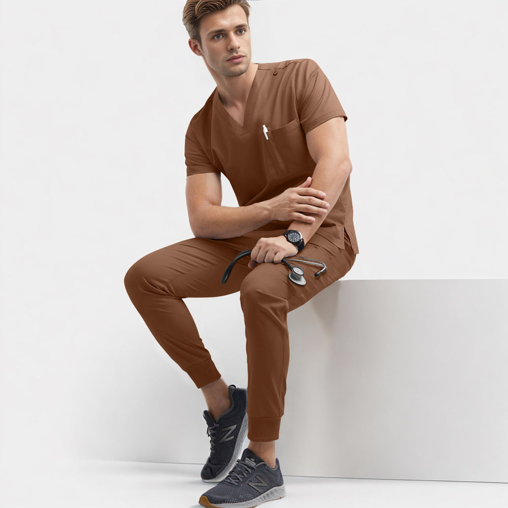 Yozgi ingichka uslubdagi shifokor formasi, ayollar uchun katta o'lchamdagi qo'l bilan yuviladigan umumiy kiyimlar, quruq yugurish uchun.