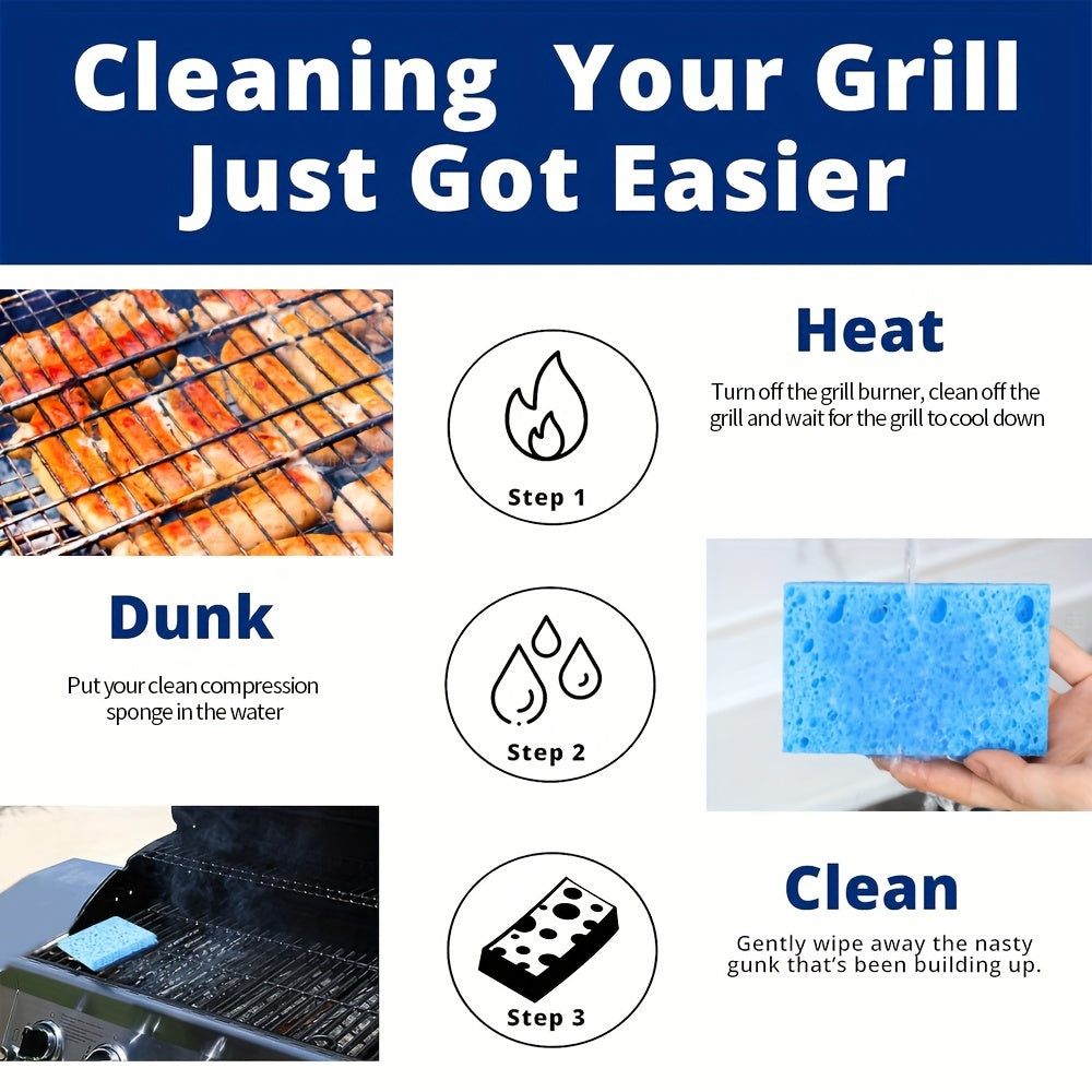 Упаковка из 7 или 13 экологически чистых сжатых древесных волокон для мытья посуды для пикников - прочные и устойчивые - мощное удаление пятен - легко носить с собой - идеально подходит для чистки кастрюль и посуды на кухне