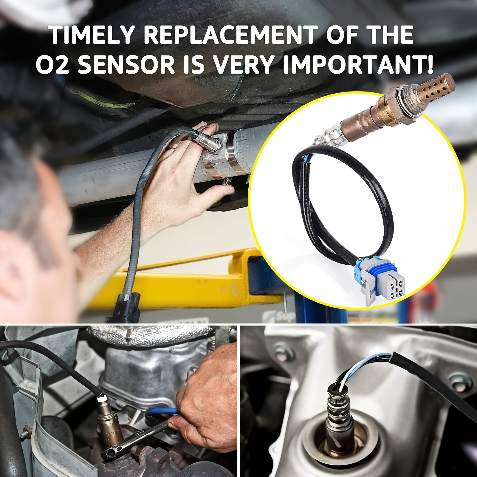 Oxygen Sensor Downstream Compatible With Chevrolet GMC Silverado Tahoe Yukon