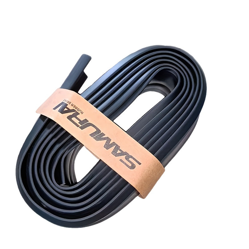 Universal karbon tolasi ko‘rinishidagi rezina yon panjara chet himoyachisi old lip chiziq