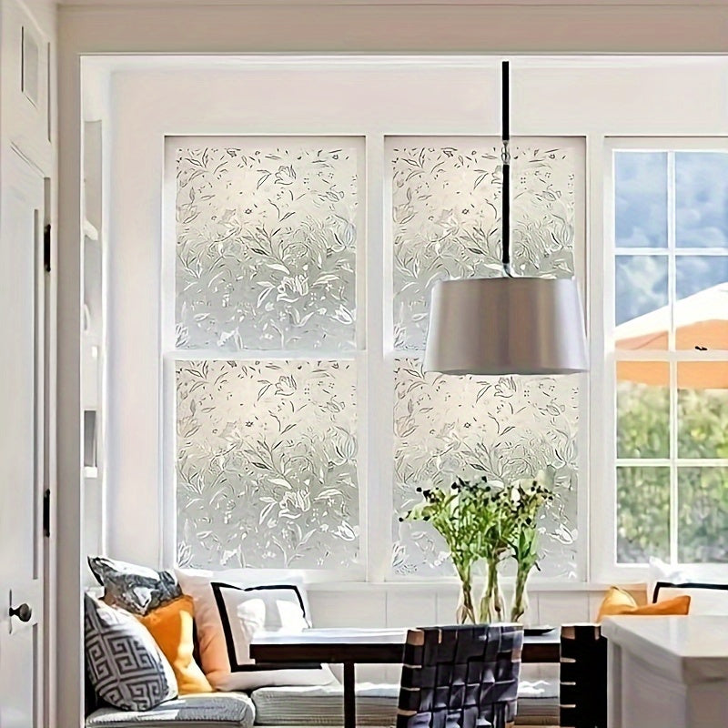 Privacy Window Film Electrostatic PVC Glass Sticker for Home Office Decor