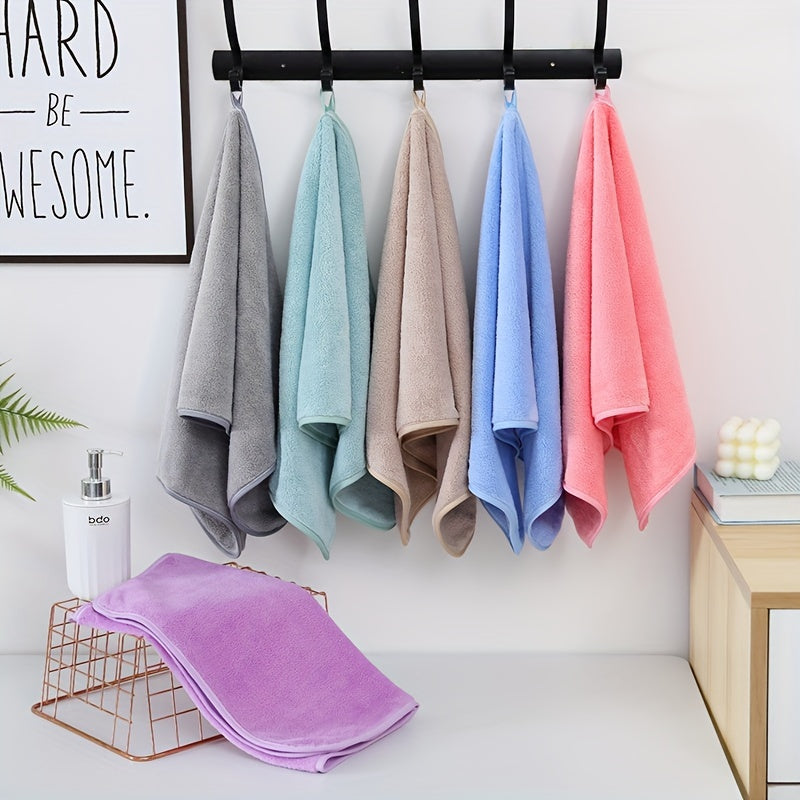 Juego de 6 toallas de mano de microfibra absorbentes, de secado rápido, ligeras, 34.8x74.9cm