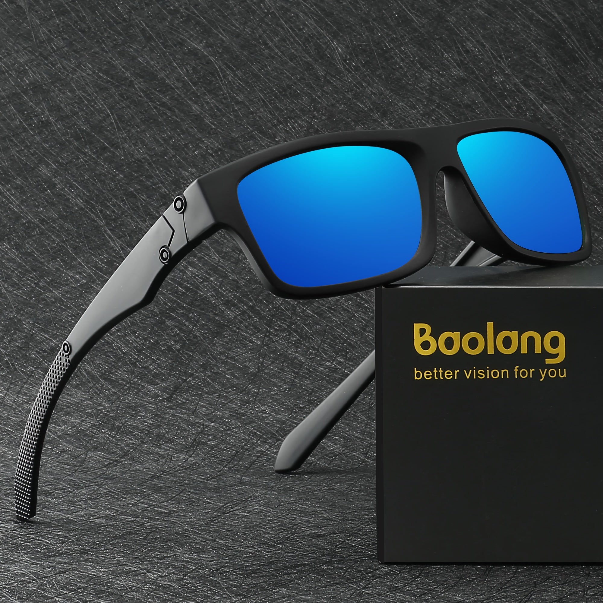 Men's Polarized Sunglasses for Cycling Driving Fishing Outdoor Activities and Business Parties