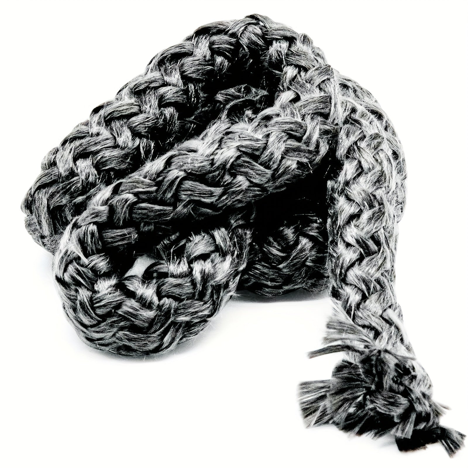 High-Temperature Graphite-Infused Glass Fiber Sealing Rope 2.54cm x 104.14cm Replacement Stove Seal