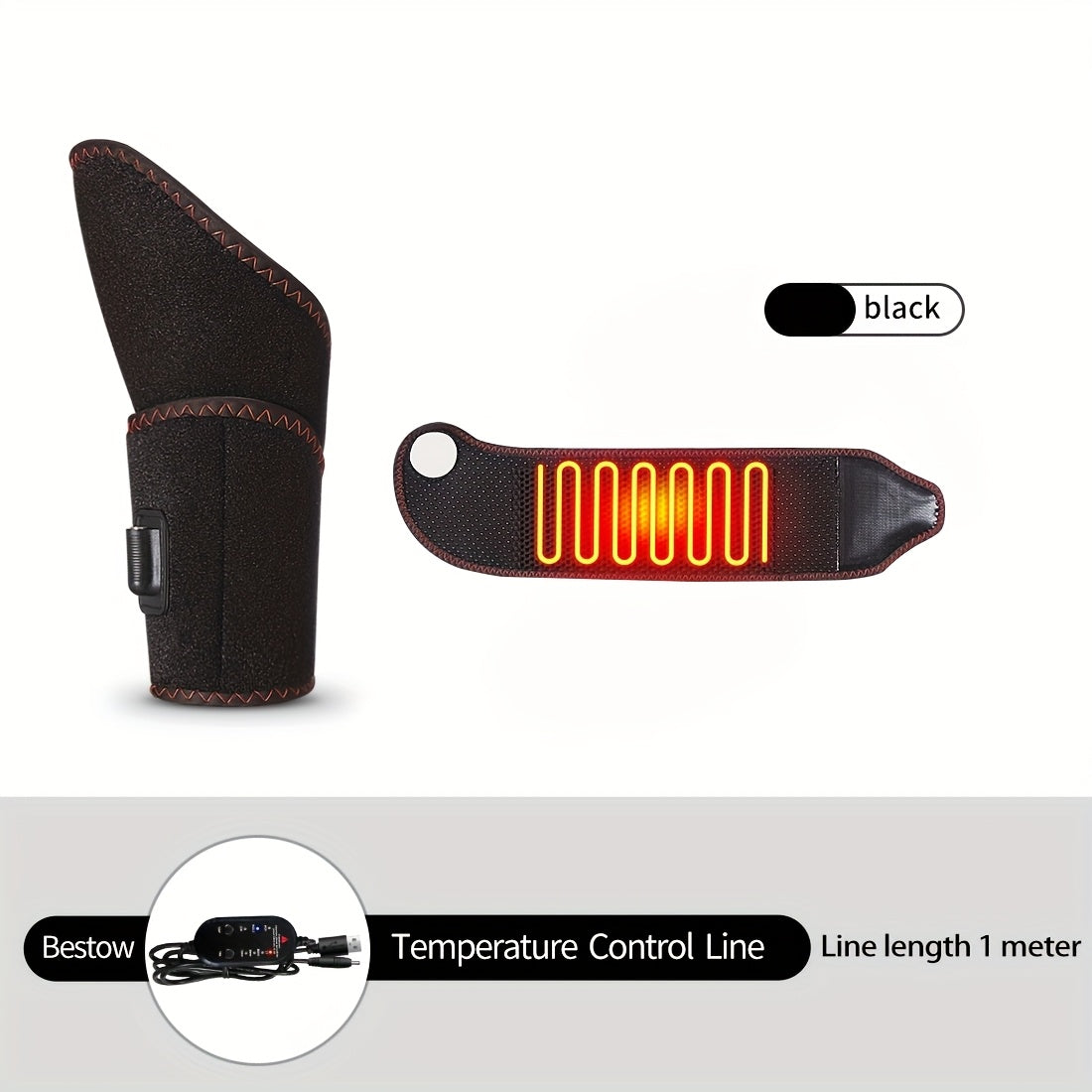 Universal USB Wrist Support Pad with Temperature Control for Home Office