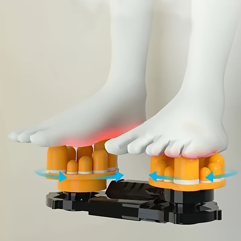 Electric Foot Massager with Heating Deep Kneading Portable Black and White