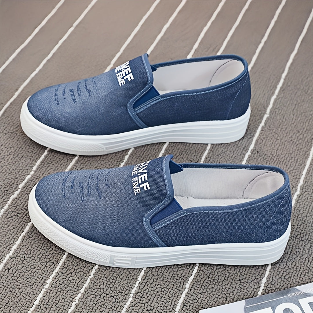 Zapatos planos transpirables para mujer, fáciles de poner, cómodos y casuales