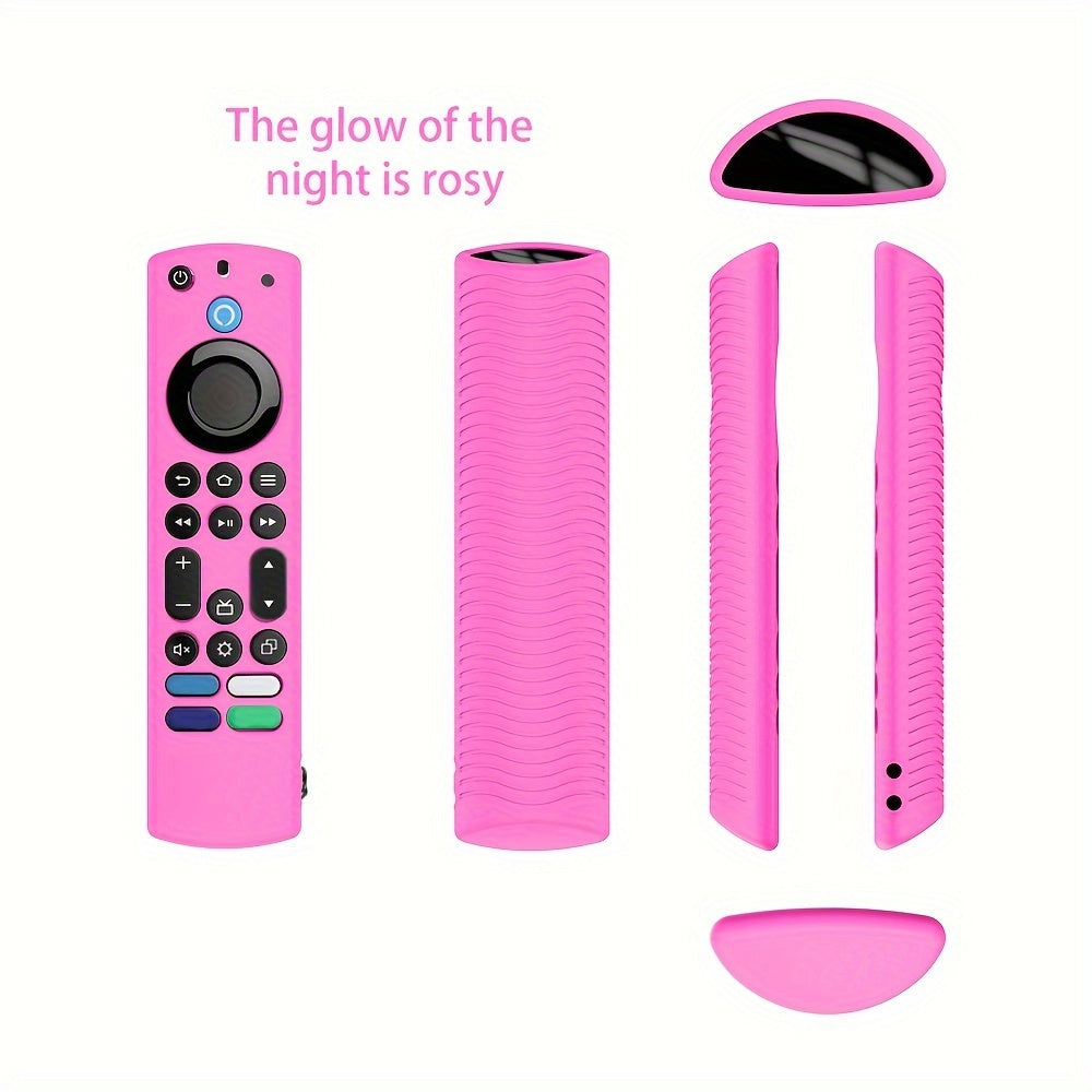 Funda de silicona para control remoto de Fire TV Omni y 4-Series con cordón