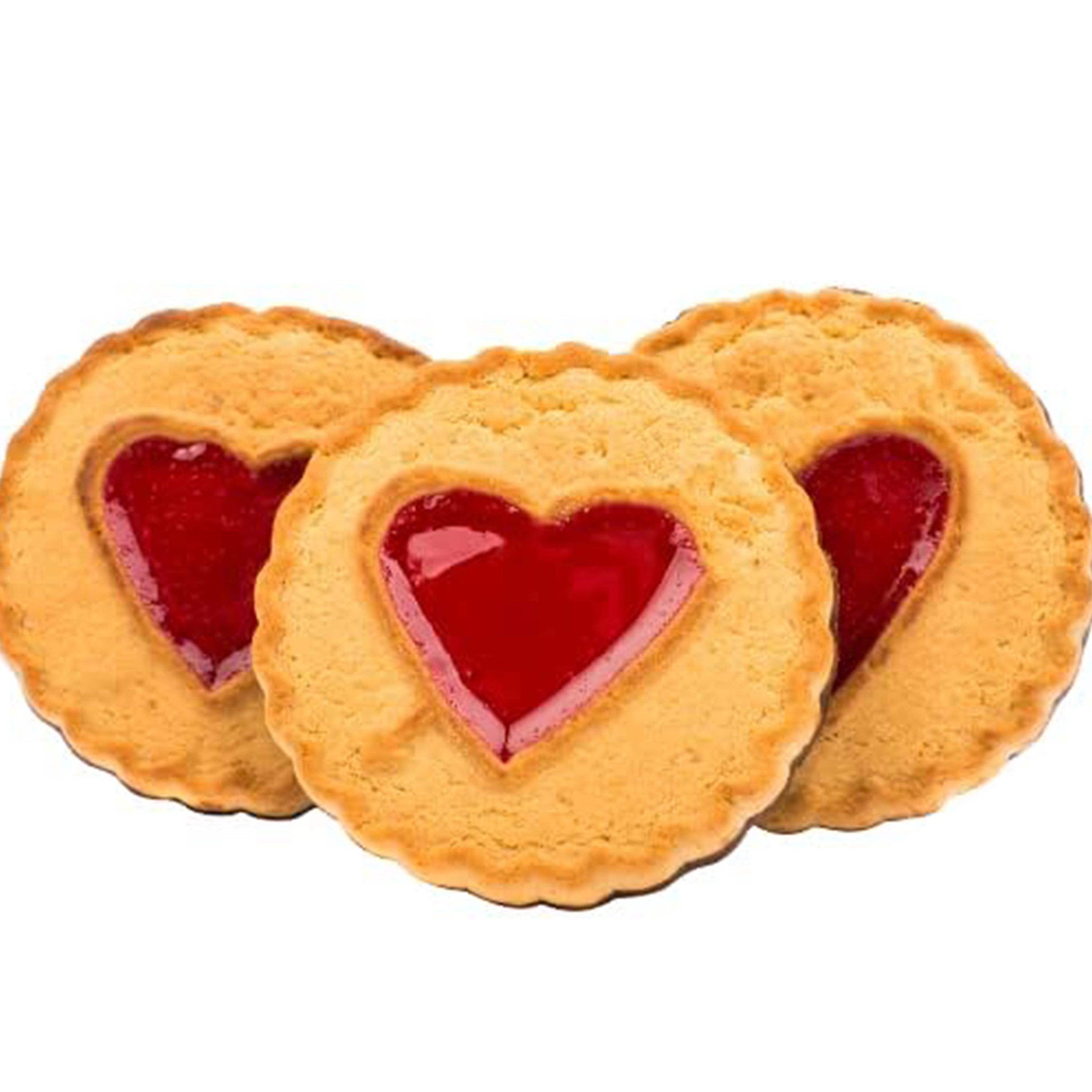 Stainless Steel Cookie Cutter Set Heart and Scalloped Edge Sandwich Molds for Baking 5cm