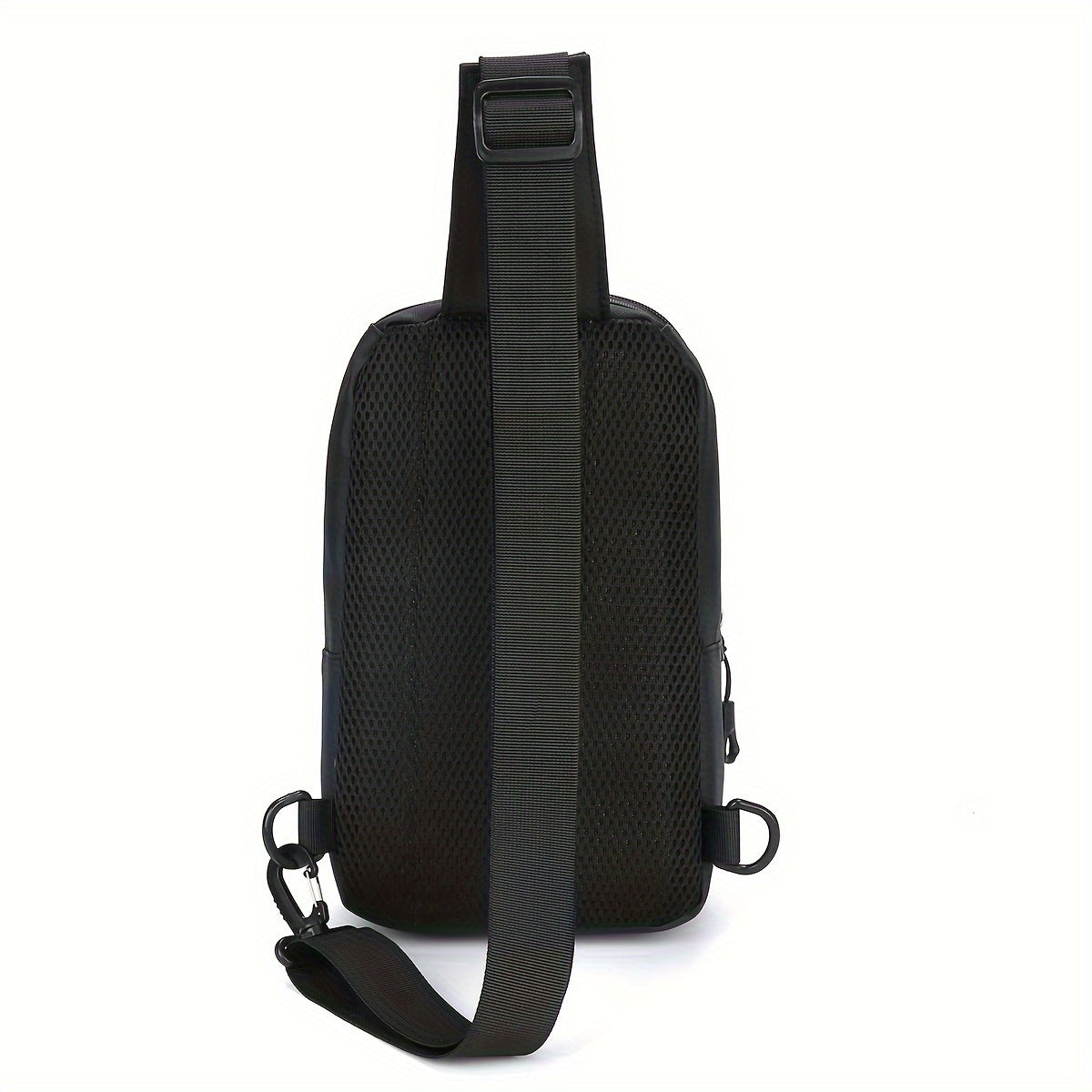 Men's Nylon Outdoor Chest Bag Crossbody Sling Bag for Sports and Casual Use