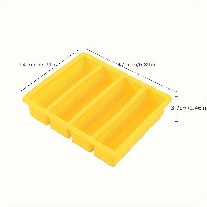13oz Silicone Freezer Tray with Lid Kitchen Storage for Soups and Sauces