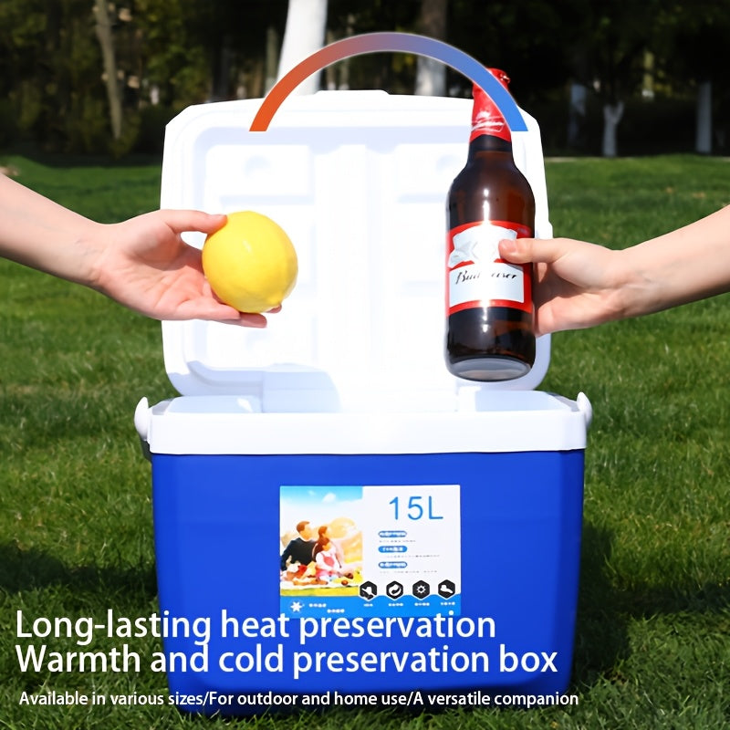 Portable Insulated Cooler Box for Outdoor Fishing Royal Blue Non-Electric Food Contact Safe