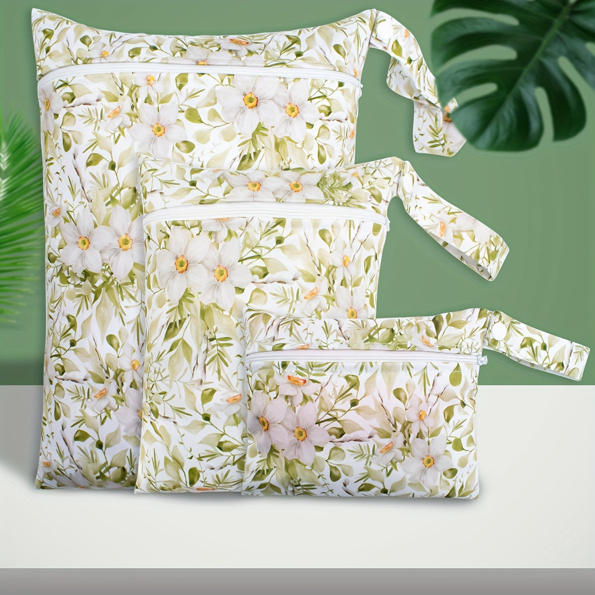 Водонепроницаемые мешки для подгузников и необходимых вещей, 3 штуки в упаковке. Многоразовый мешок для хранения с застежкой-молнией для путешествий и активного отдыха. Подходит для детей старше 6 лет, подростков и взрослых.