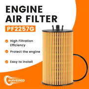 Engine Air Filter High Efficiency Plastic Outer for Car