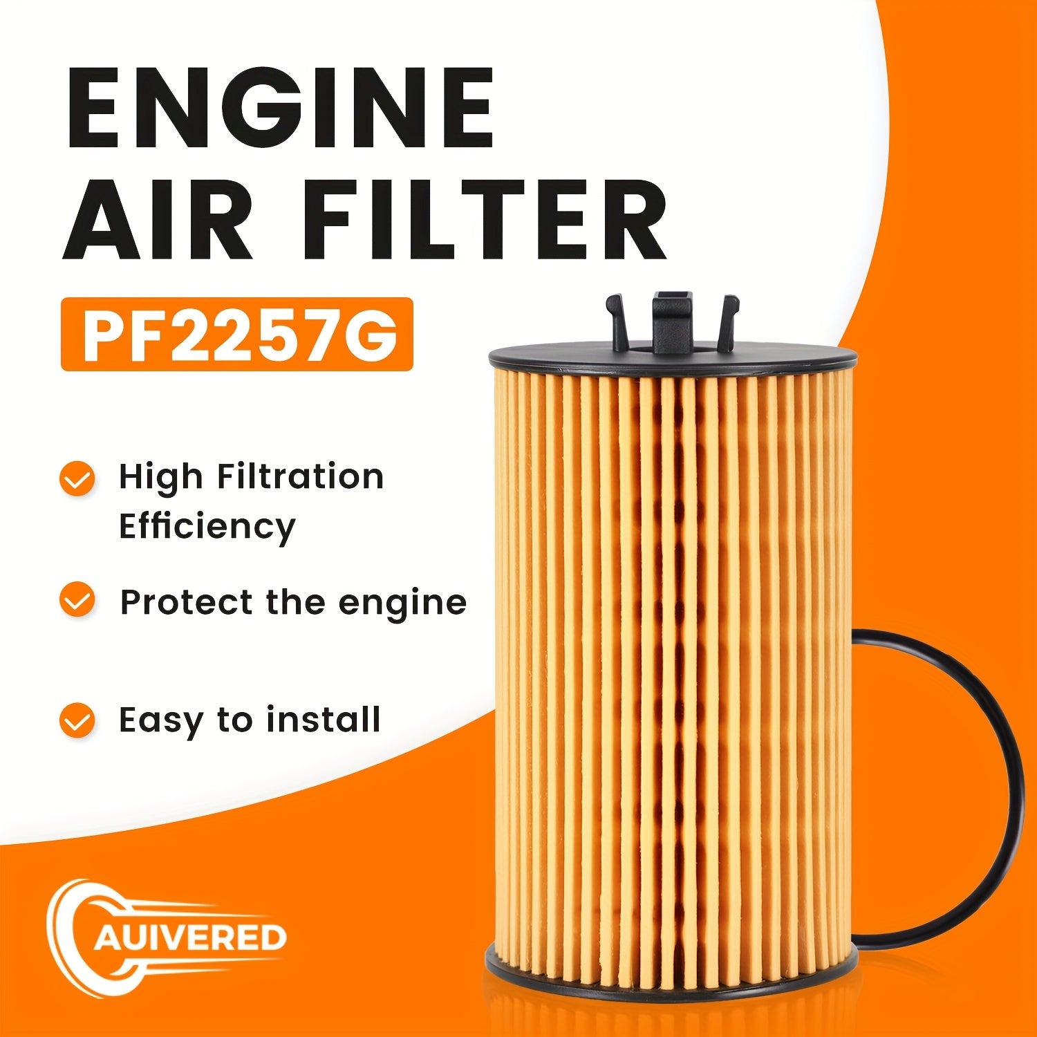Engine Air Filter High Efficiency Plastic Outer for Car