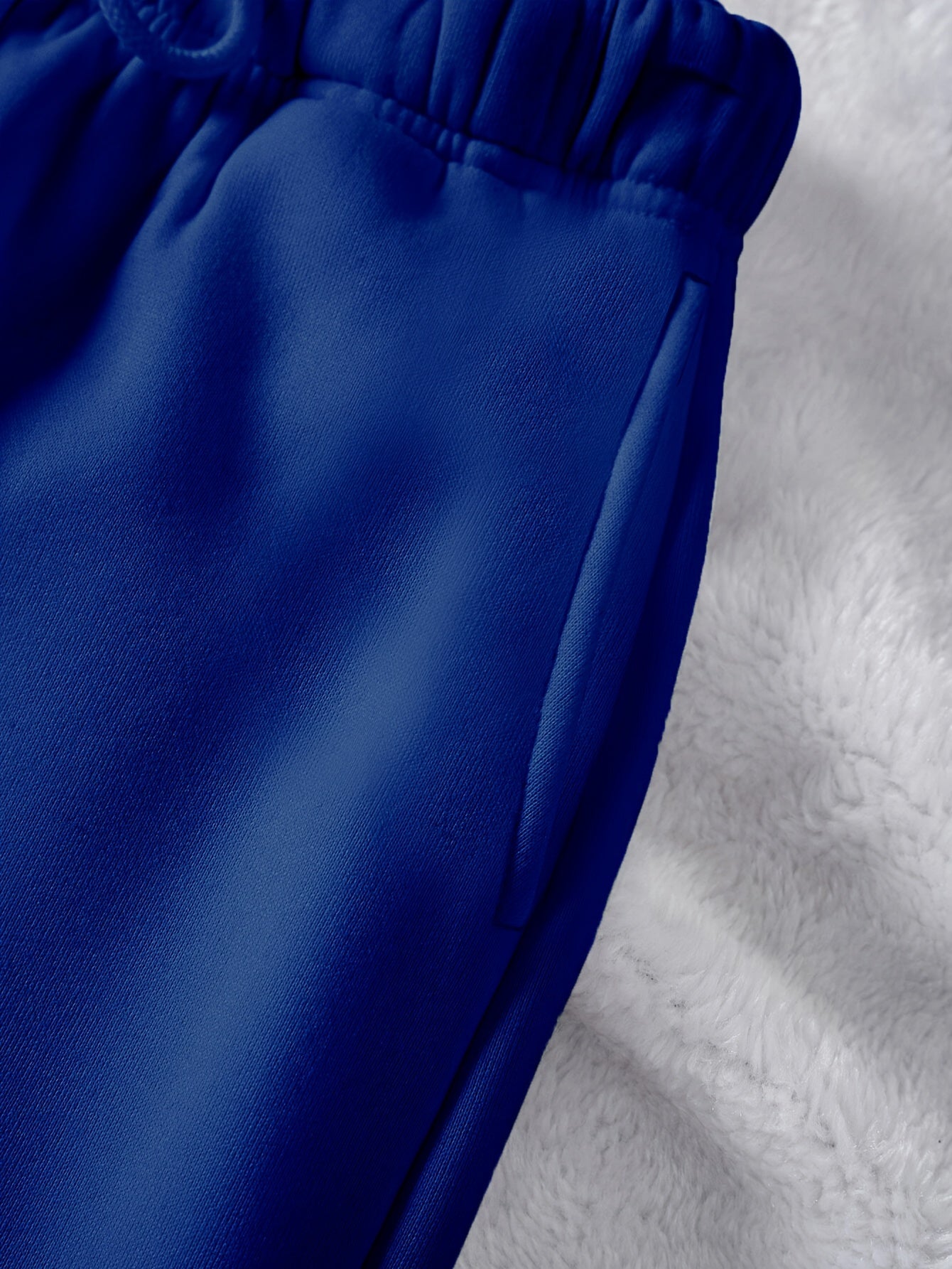 Women's Solid Color Casual Jogger Pants with Elastic Waistband and Drawstring