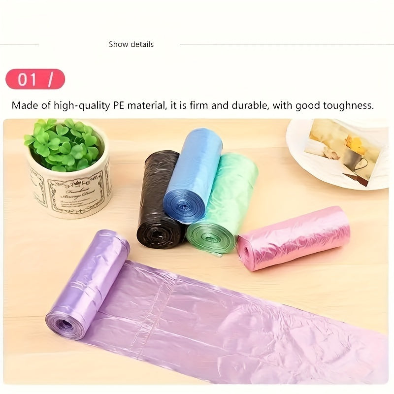 100 Disposable Garbage Bags 45x50cm Versatile for Home Office Car