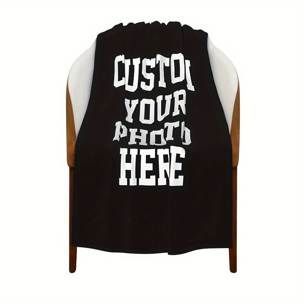 Personalized Photo Blanket Ultra-Soft Custom Throw for Adults