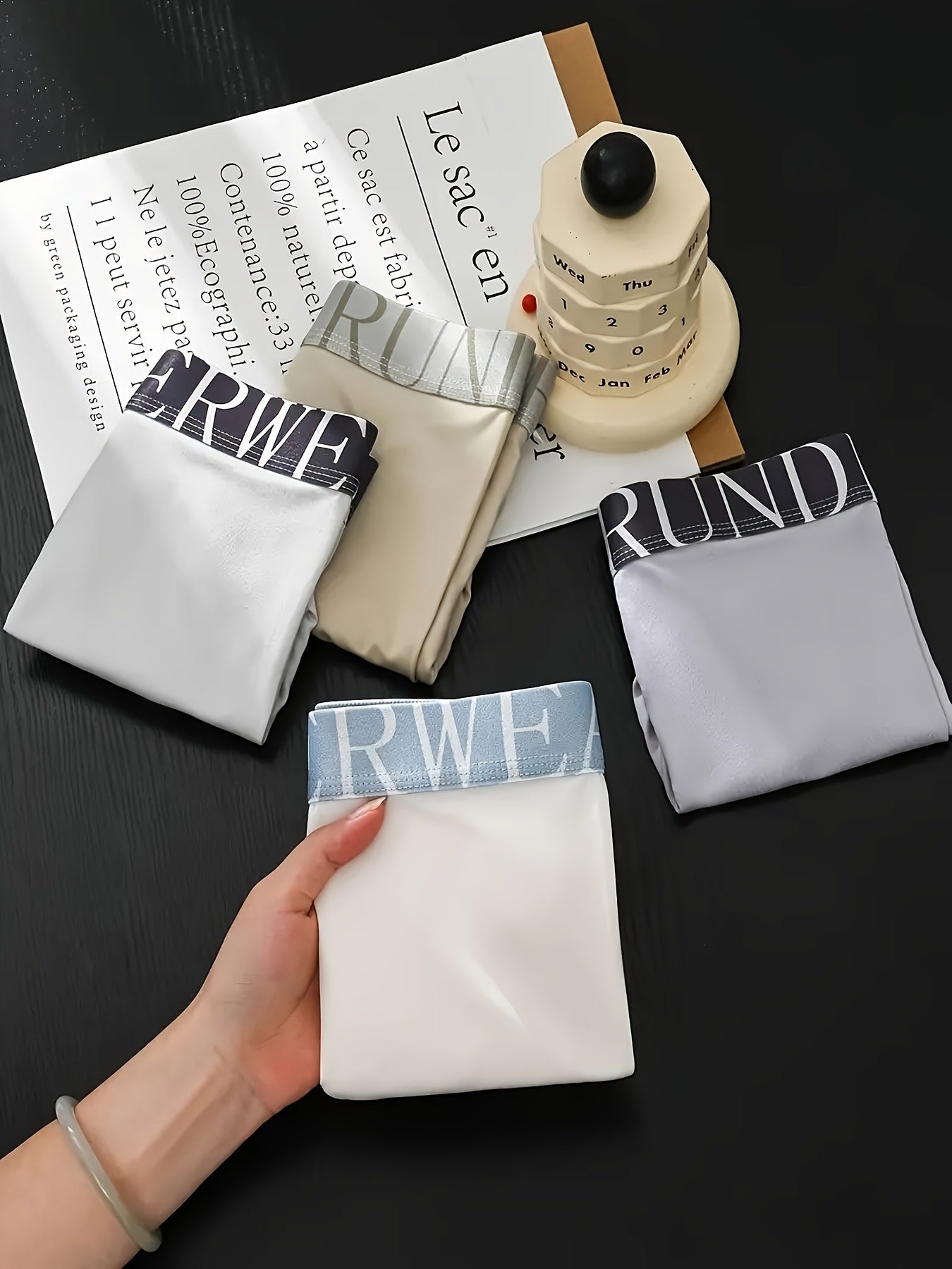 Men's Boxer Shorts Casual Solid Polyester Spandex All Seasons Boys Teenagers