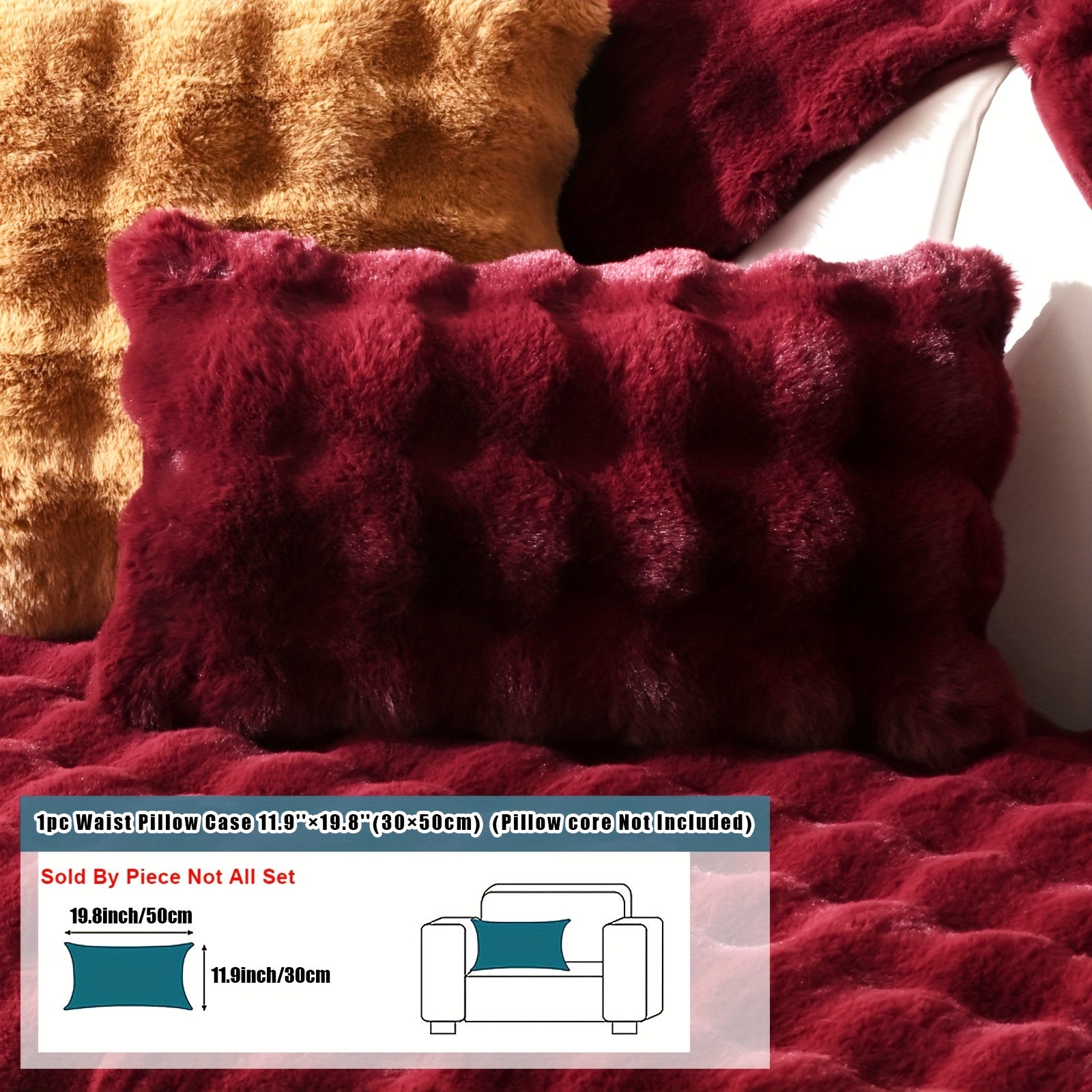 Имитация кролика плюшевая подушка-диван для домашних животных, дружелюбная к собакам с нескользящим чехлом для защиты мебели и декора в спальне, офисе или гостиной.