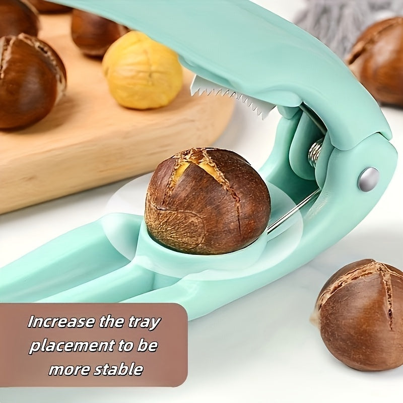 Durable Plastic Chestnut Opener Nut Cracker for Kitchen and Restaurant Use
