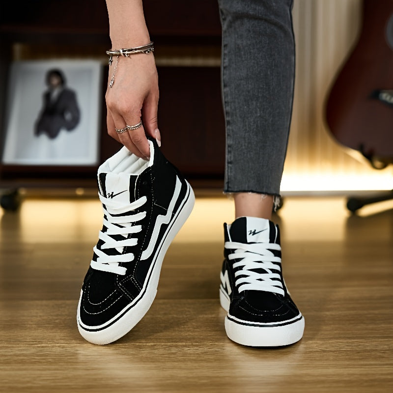 Women's High-Top Sneakers Breathable Lightweight Non-Slip Running Shoes