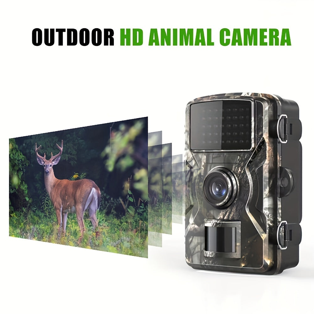 HD Trail Camera with 2-Inch Screen Night Vision PIR 10M Motion Activated Security Cam