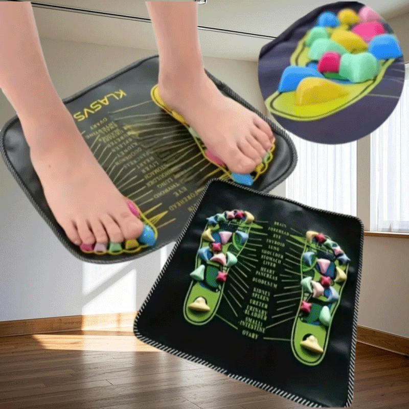 PVC materialidan tayyorlangan oyoq massaj padlari simpatik nervlarni rag'batlantiradi, taranglikni bartaraf etadi, tanani va ongni bo'shlashtiradi va chegara orti oyoqni bo'sh vaqt sog'liqni saqlash uchun eng yaxshi tanlovdir.