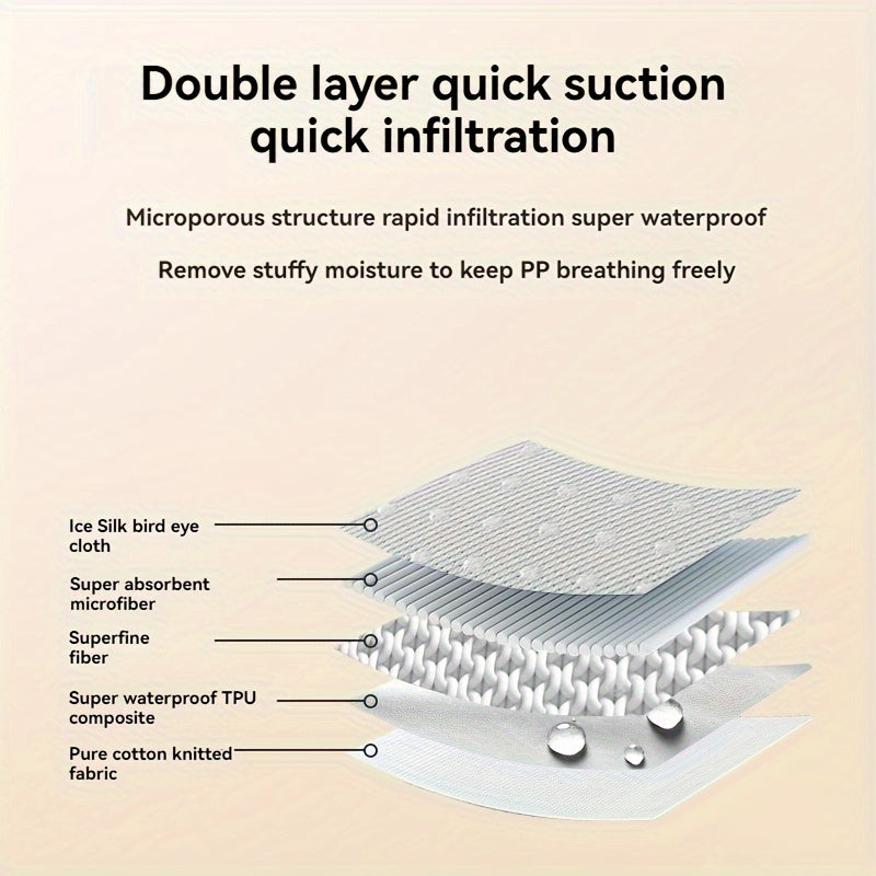 Unisex Adult Reusable Cotton Diapers with Snap Closure for Seniors Multiple Sizes